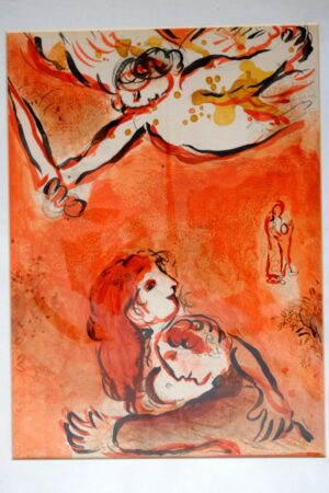 Marc Chagall Lithographie das Gesicht Israels