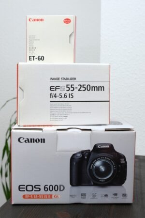 Canon EOS 600 D Kit | 18-55mm und 55-250mm | OVP