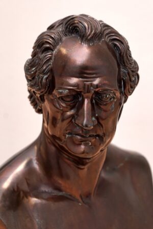 Bronze Büste "Goethe" | Signiert A. Gianelli"