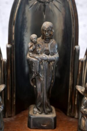 Spieluhr Hausaltar | Fa. Welty Augsburg | Maria | 1950er | 