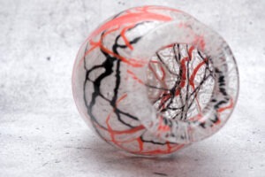 Wunderschöne Glasvase | Vermutlich 