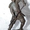 Große "Bronze" | Samurai mit Speer - wunderschön detailreich - 43 cm hoch