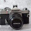 Konica Autoreflex T3 chrome mit 1.8 / 50mm - ikonische Spiegelreflexkamera