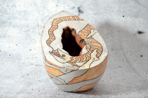 Tony Bond (New Zealand) | Signierte Keramik von 94 | "Traumf&auml;nger" (Dreamkeeper)