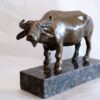 Schöne Bronze "Büffelkuh" auf Granitplatte | von "Bronze Werkstätte" (Iserlohn)