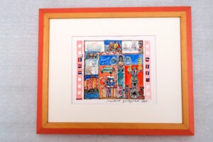 Michel Godjevac | 2 gerahmte Werke | signiert - ähnlich Rizzi - sehr schön