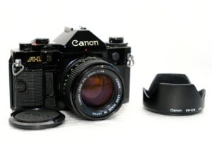 Canon A1 mit 50mm / 1.4 (Canon FD) - guter Zustand | Die viel bessere AE-1