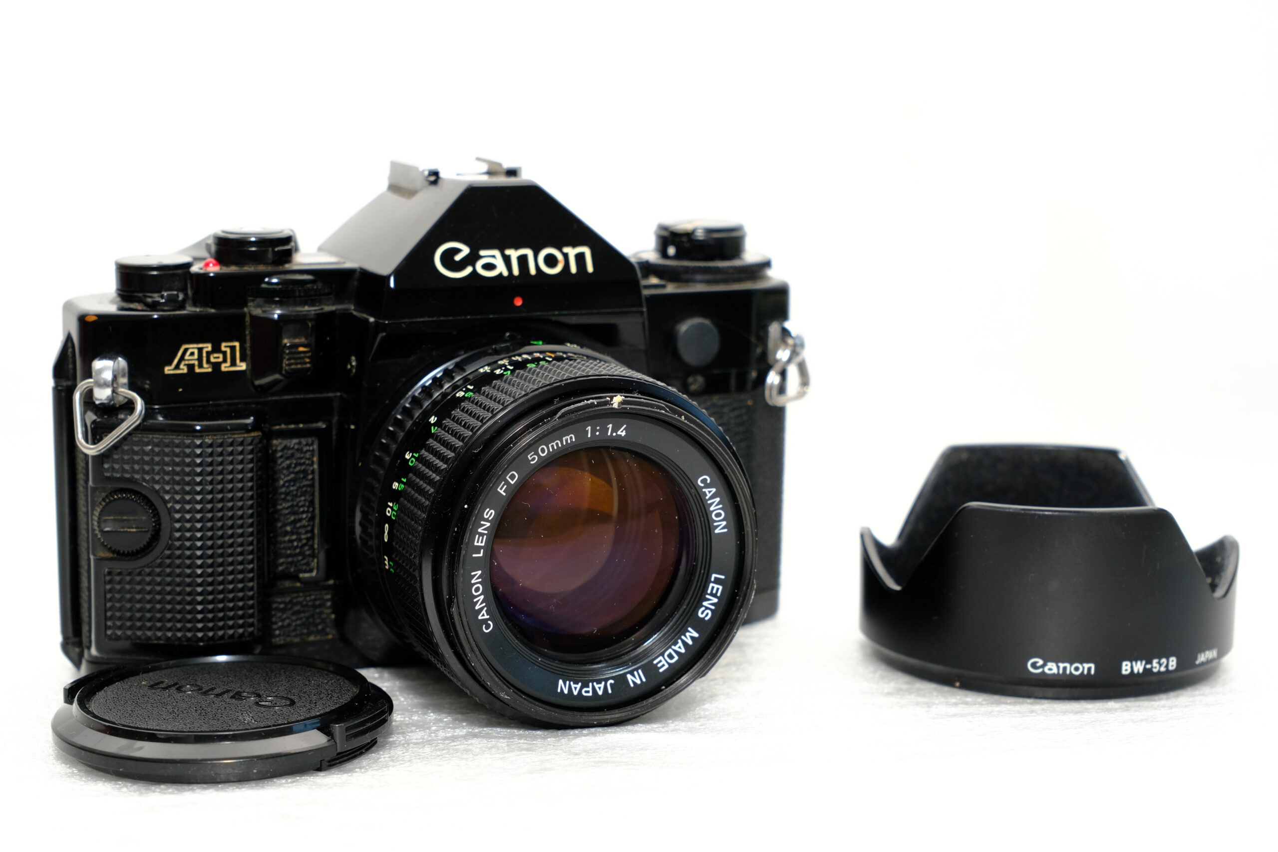 Canon A1 mit 50mm / 1.4 (Canon FD) - guter Zustand | Die viel bessere AE-1