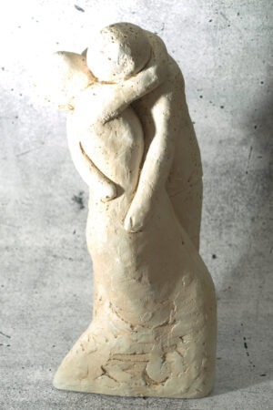 Keramik-Skulptur - umschlungenes Paar | "Dutch Design Ceramics"