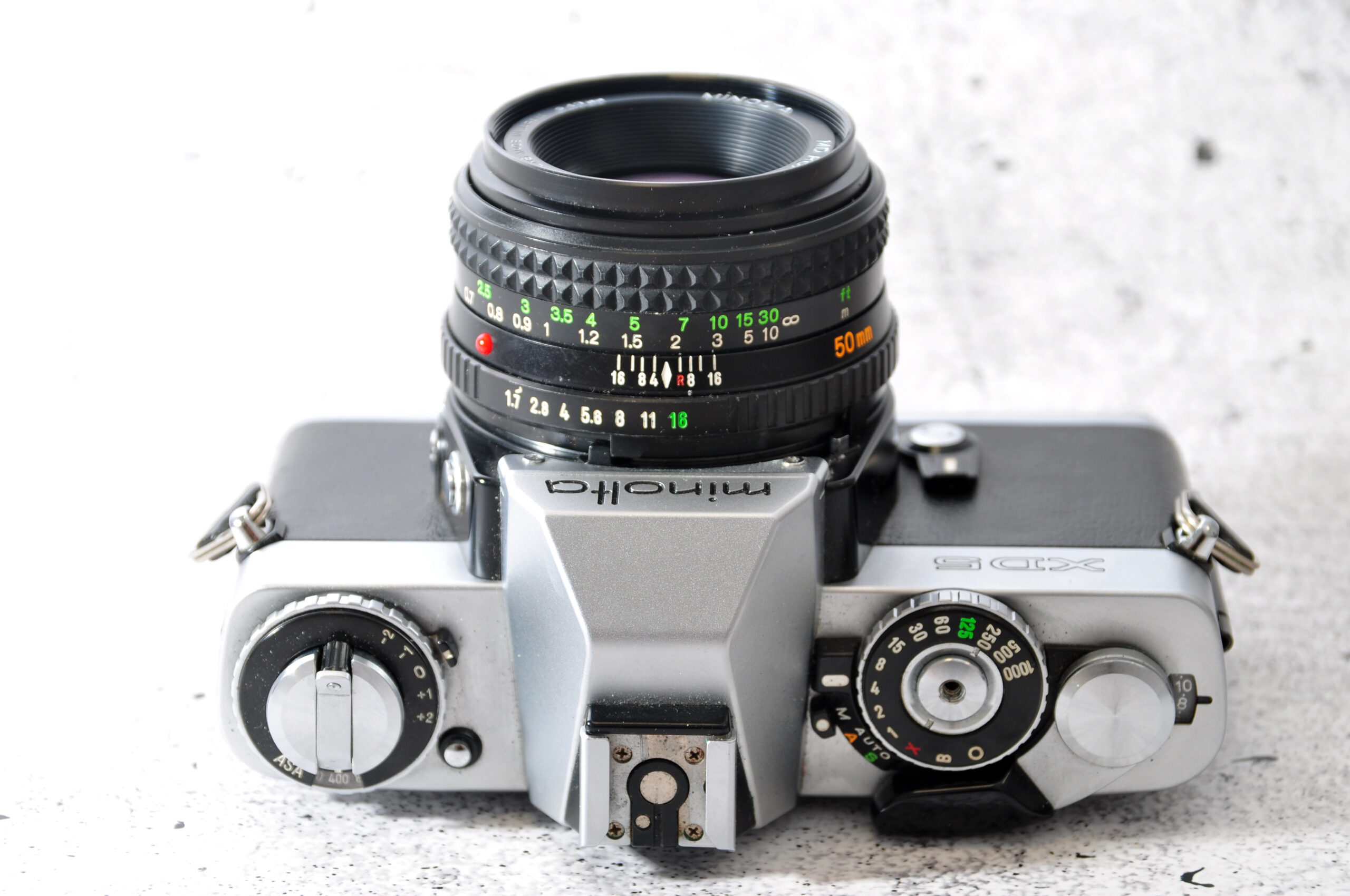 Minolta XD-5 mit Objektiv MD Rokkor 50 mm / 1.7 (49 mm) | Eine Kameralegende