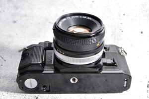 Canon A1 mit 50 mm / 1.8 (Silberring) - guter Zustand | Die bessere AE-1