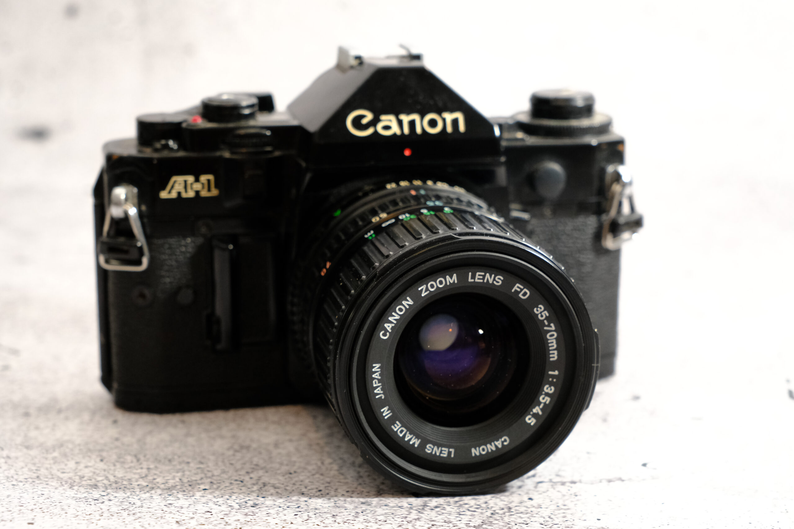 Canon A1 mit Canon Zoom 35-70 FD | guter Zustand | Die bessere AE-1