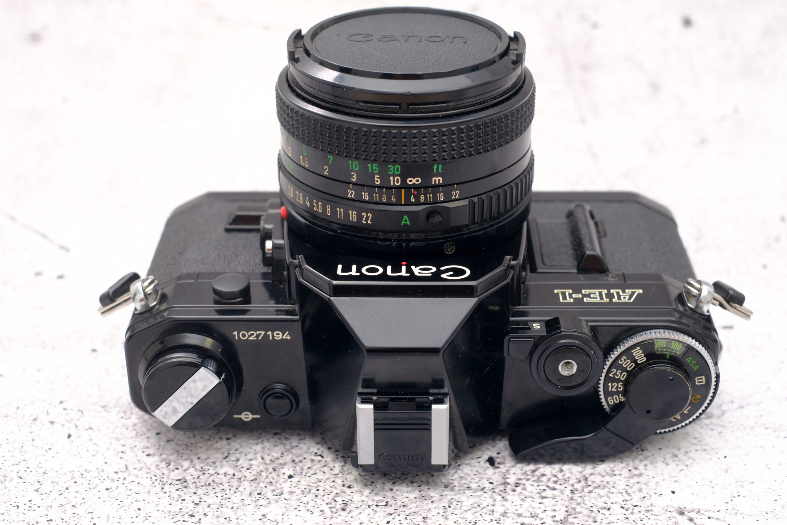 Canon AE-1 black mit Canon FD 50mm / 1.8 | toller Zustand