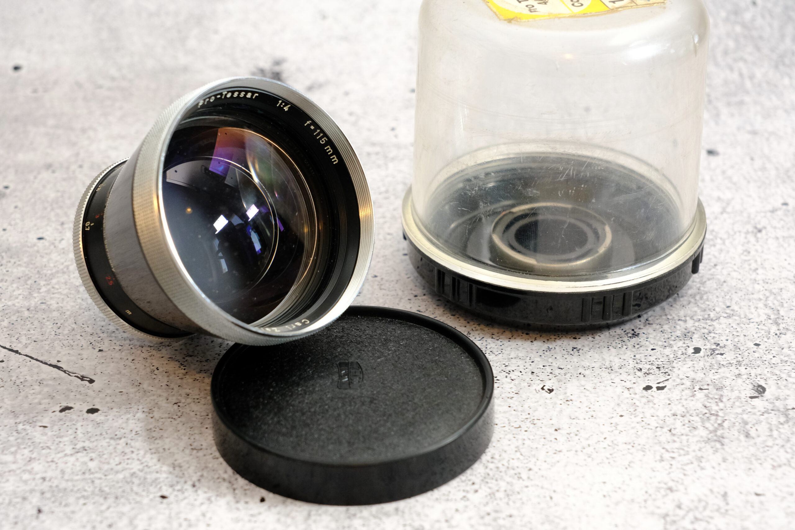 Zeiss Contaflex S Set | Tessar 2.8 / 50mm | Pro Tessar 4.0 / 115mm