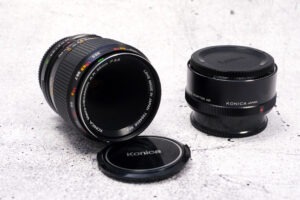 Konica Hexanon AR 55 /3.5 Macro - komplett