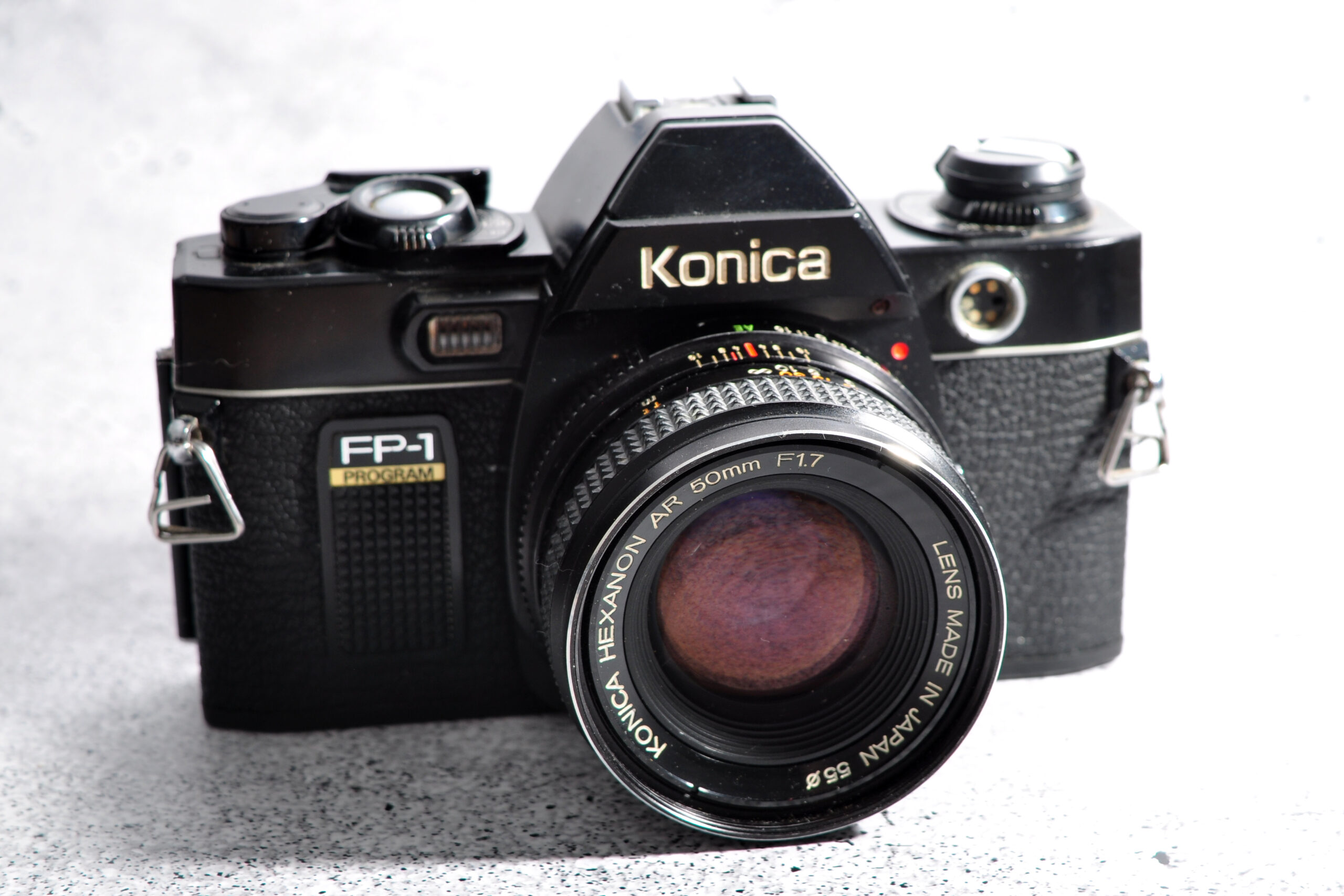 Konica FP-1 Programm mit Hexanon 50 mm / 1.7 | Guter Zustand