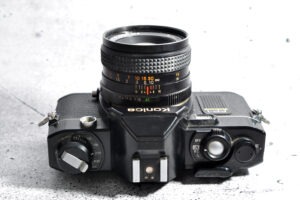 Konica FP-1 Programm mit Hexanon 50 mm / 1.7 | Guter Zustand