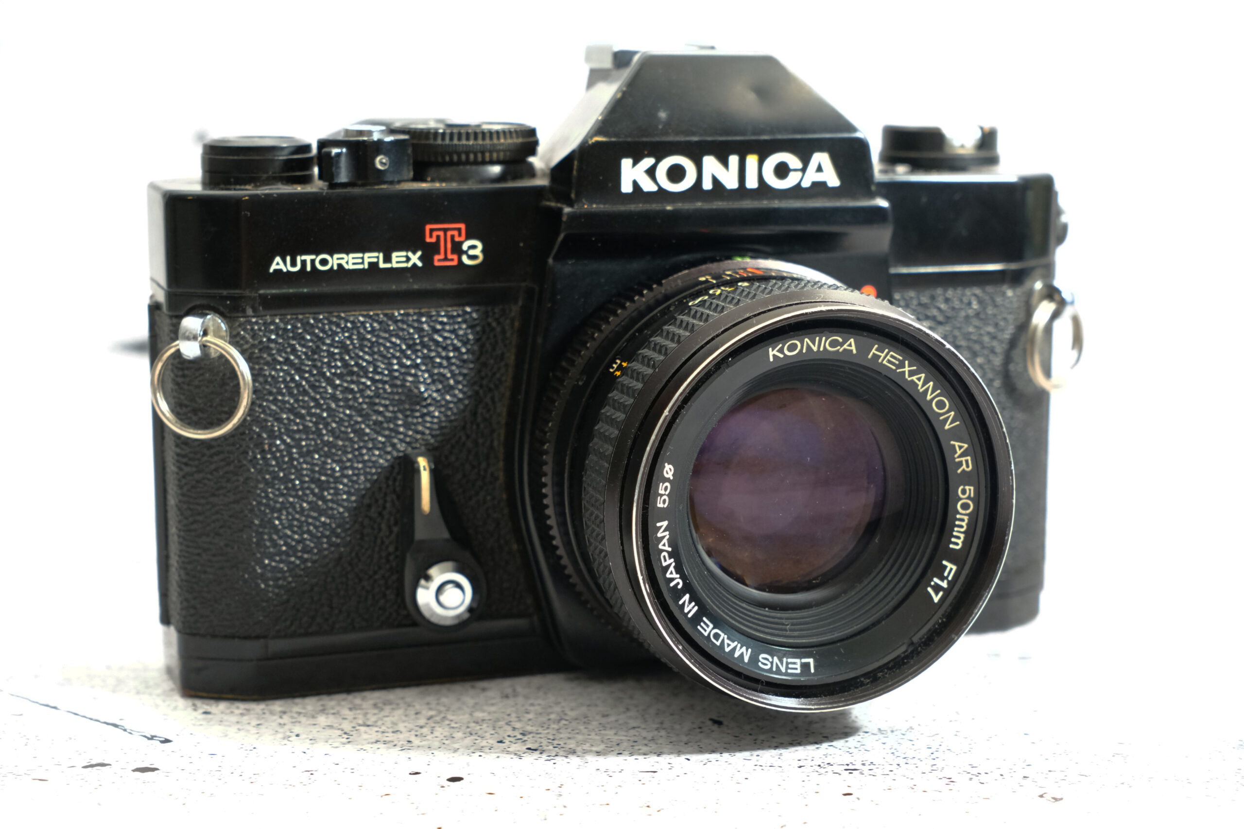 Konica Autoreflex T3 schwarz mit 1.7 / 50mm