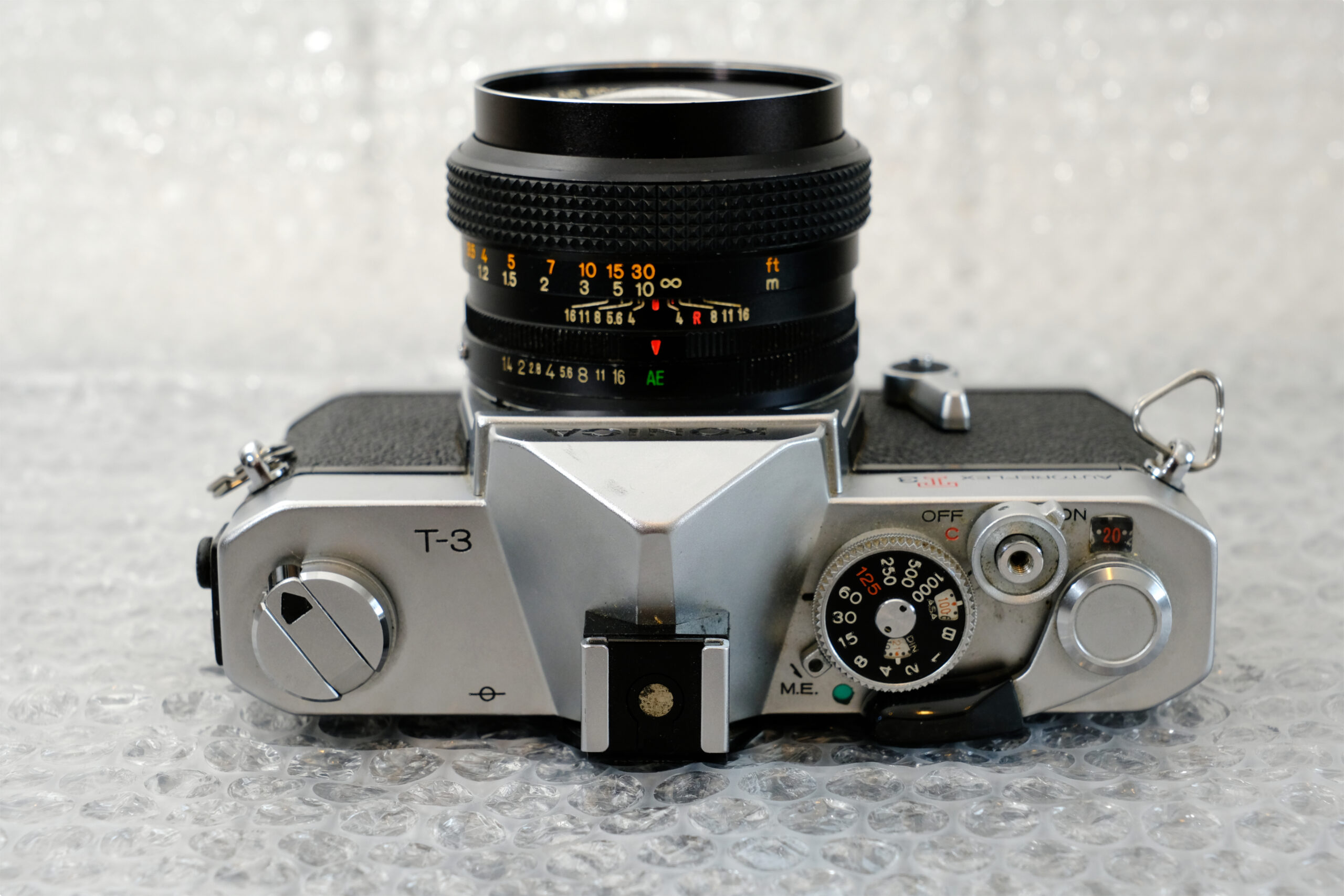 Konica Autoreflex T3 chrome mit 1.4 / 50mm