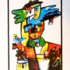 Signierte und nummerierte Lithographie von Ottmar Alt Ich bin Dein Liebestropfes Tier