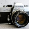 Minolta SRT 101 inkl Objektiv Rokkor MC 1.4 / 58 mm | original Tasche