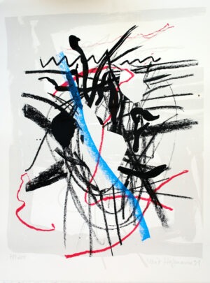 Veit Hofmann | Signierte nummerierte Farblithographie "Das Loch"