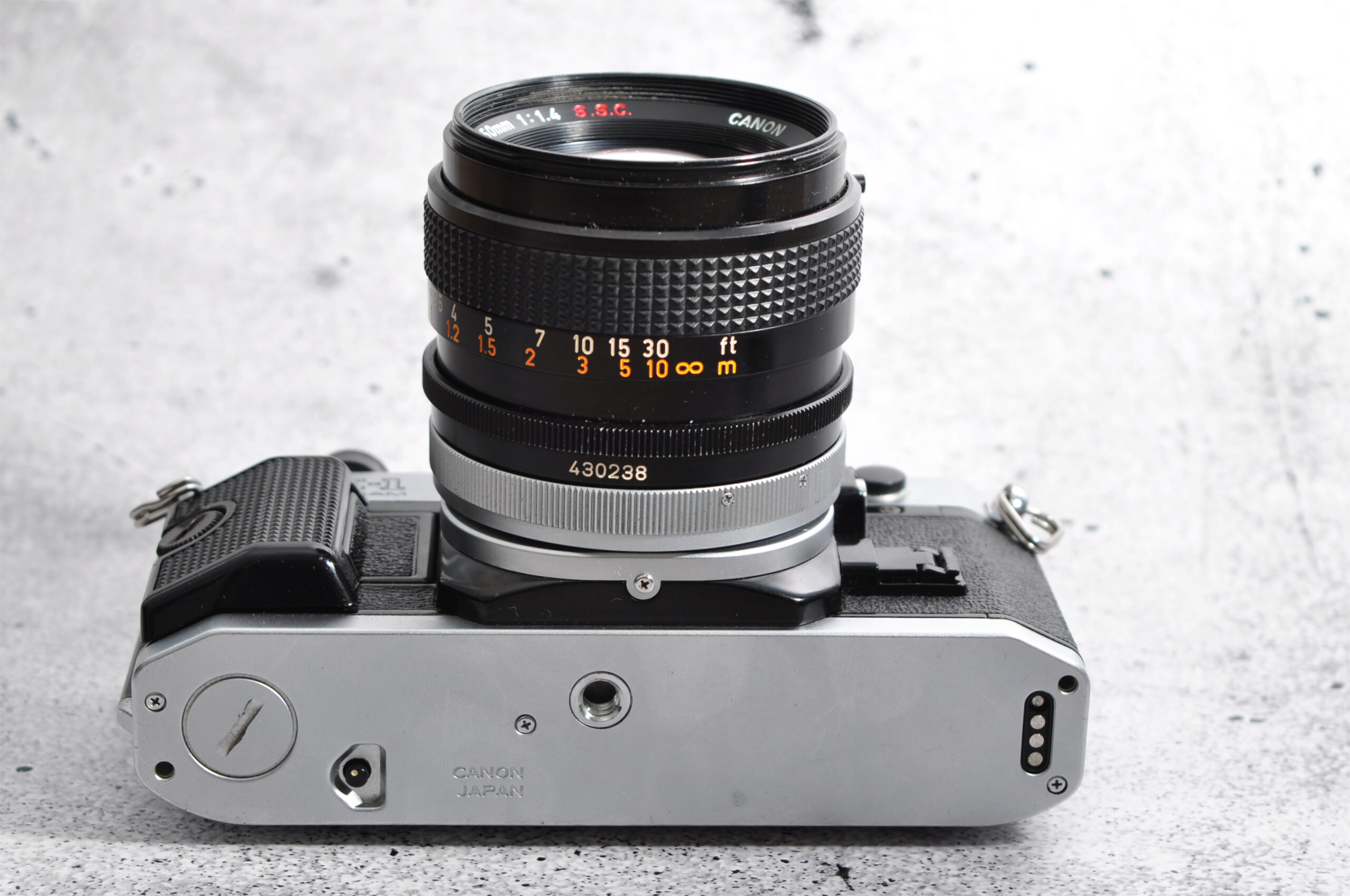 Canon AE-1 "P" (Program) mit FD 50mm / 1.4 S.S.C. | Lichtriese