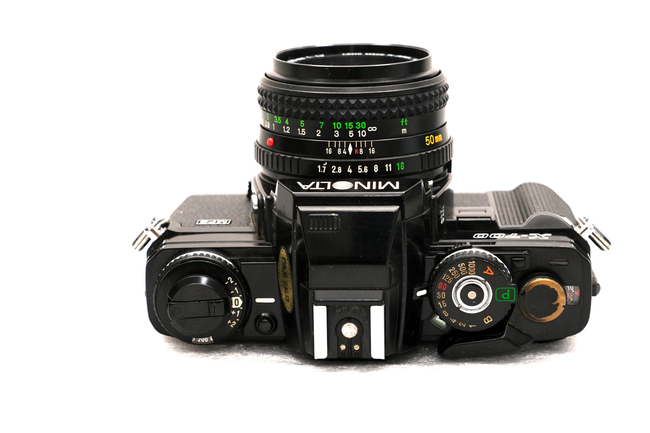 Minolta X-700 | black | mit Objektiv MD 50 mm / 1.7
